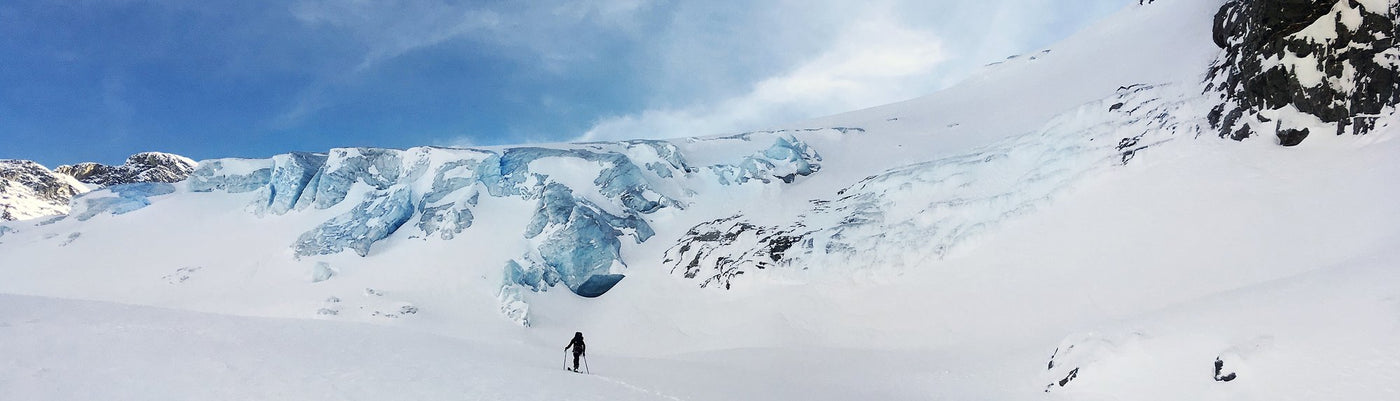 Glacier travel and crevasse rescue training