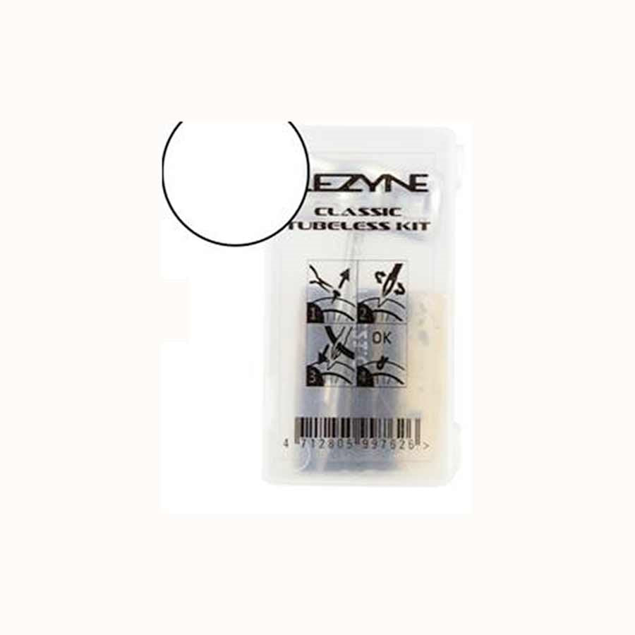 Lezyne, Tubeless Kit, Kit de réparation Tubeless, Inclut outil et 5 languettes de réparation - skichicchocs