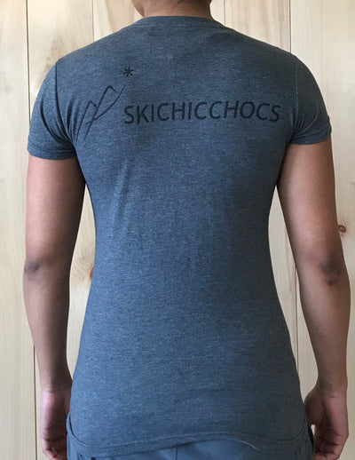 T-Shirt Ski Chic-Chocs Caribou Femme - skichicchocs